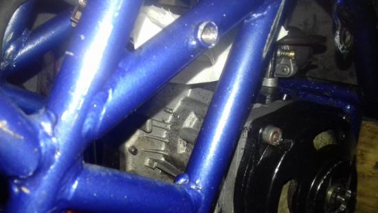 Carenage Pocket bike 47-49cc (Jaune-Bleu)